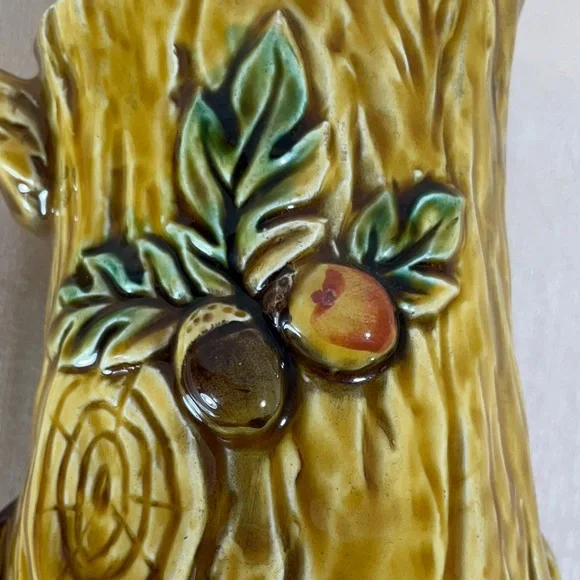 Rustic Yellow Tree Trunk Pitcher - Picture 11 of 15